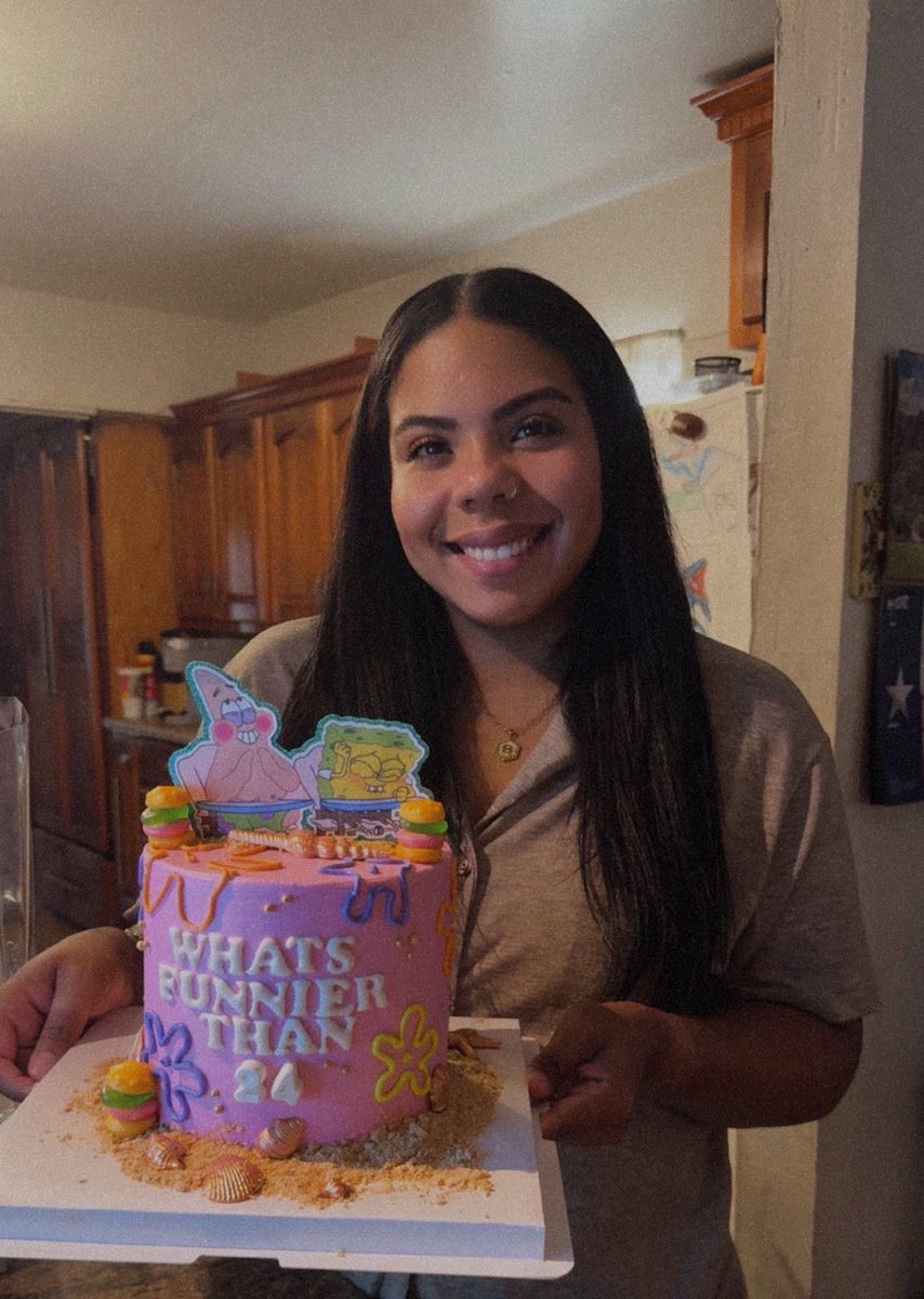 mshallLBJ's tweet photo. Happy birthday to me!! I Had wonderful dinner at my favorite spot with my son and husband, then spent the rainy evening eating cake taking naps with my Benji and watching TV. Here’s to 25! 🩷 https://t.co/3Dw3u3aJ7P