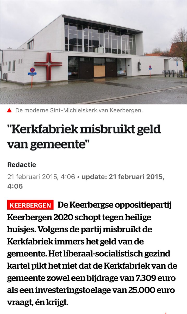 De vraatzucht van politici is ongelimiteerd. 
De spilzucht ook. Dit was onder CD&amp;V bestuur in Keerbergen.