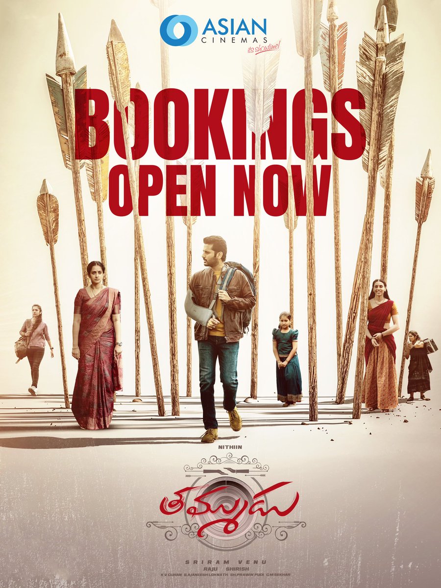 Advance booking for #Thammudu is open now for 4th July, 2025!

Hurry up the Seats are filling Fast..Book your Tickets now! #ThammuduOnJuly4th