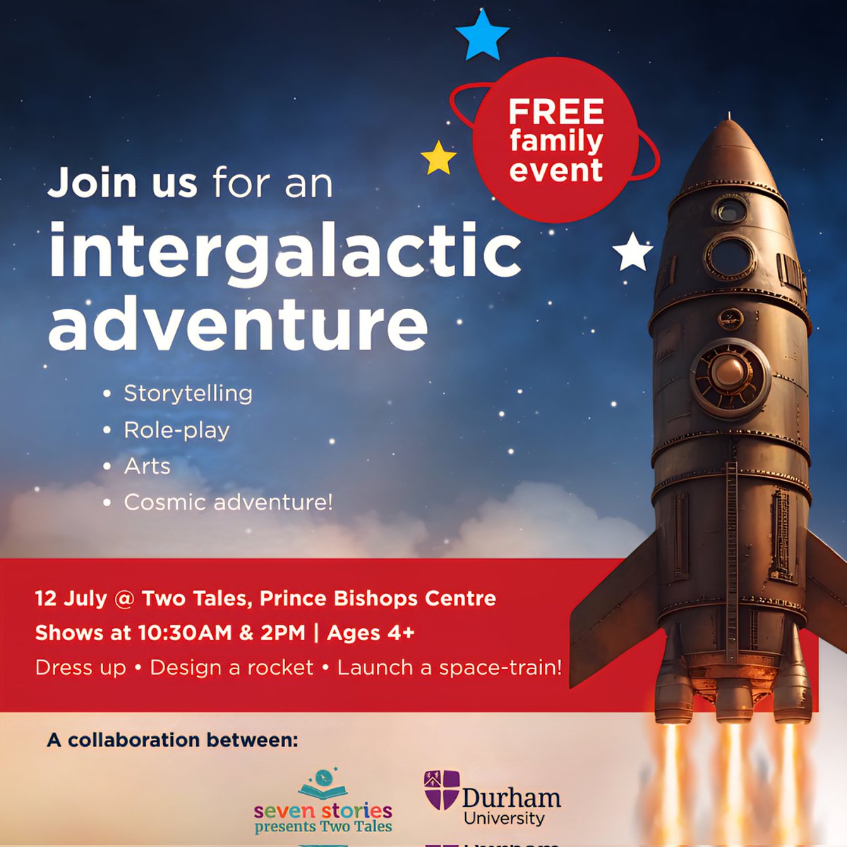 It's not every day you get commissioned by the physics department of a world-renowned university to write a performance for a family audience. 
Think science, think astronomy, think coal, think inventions, think fun.
To county Durham and beyond! 
Love being a writer! 
#steampunk