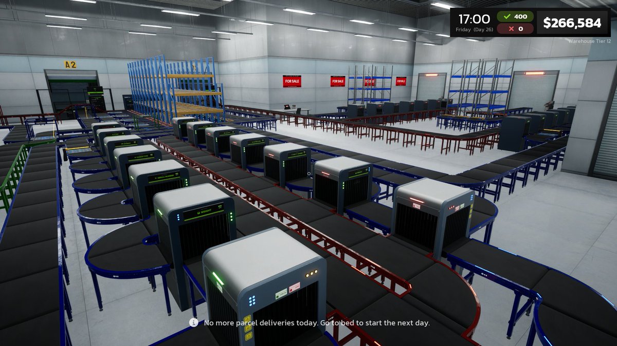 Warehouse is coming along <a href="/parcelsim/">Parcel Simulator 📦 - Wishlist now on Steam!</a>