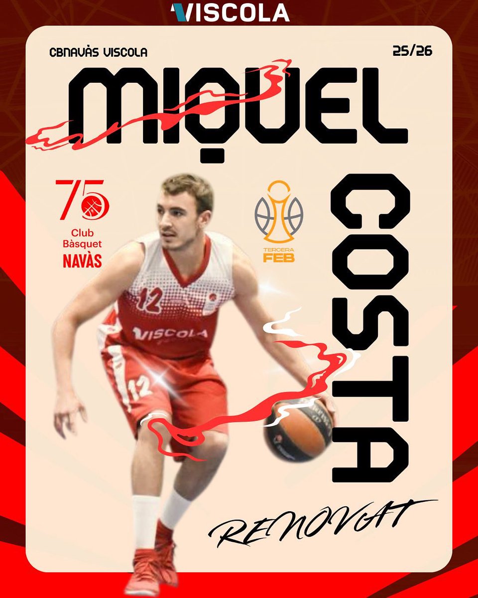 _MIQUEL COSTA_

✅Renovat

Avui us presentem una nove renovació, jugador de la casa, que porta molts anys treballant amb nosaltres i on any rere any, gràcies a les seves capacitats, ha sumat.
Aquest any, el tindrem al 100%.

Som-hi Miki!
#seguimsomiant
