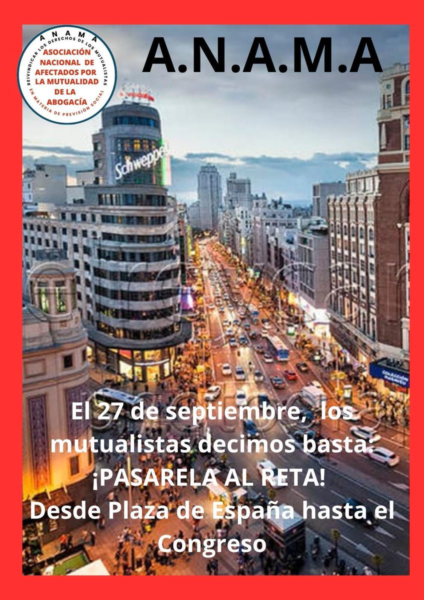 <a href="/manuel_llamas/">manuel llamas</a> Eso de colectivo minoritario y ruidoso lo dirá Vd. por quien le ha dado pie a escribir este hilo.
Cuantos mutualistas alternativos quieren que continúe un sistema cuasifeudal con socios protectores, fallido y caduco?
Cuantos <a href="/MutualistasxF/">MxF</a> son alternativos?
Le esperamos el 27S