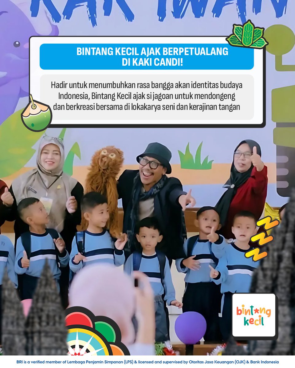 PrambananJazz's tweet photo. BRImo QLola Prambanan Jazz for the whole family! Area Bocah siap bikin si kecil happy dengan mainan seru dan hiburan super asyik.
#PrambananJazz #PrambananJazz2025 #PrambananJazzFestival #SebelasSelaras #BRIPJF #QLola #AccessToSucces https://t.co/PHycysVmJ5