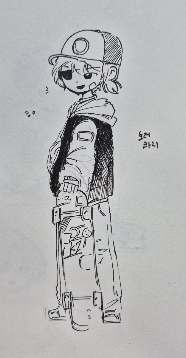 드디어 시험 끝.....
사복 페이소랑 보더 콰지...