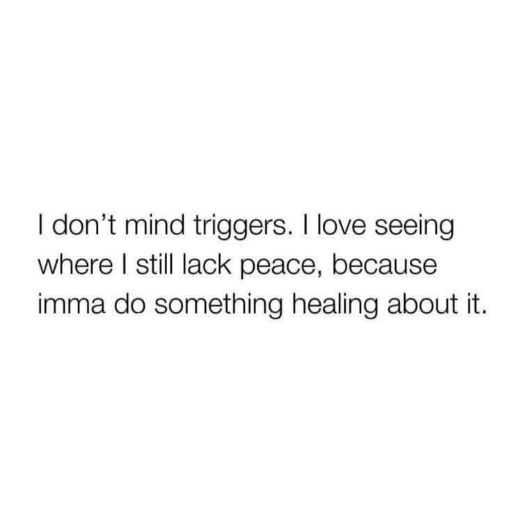 I’m writing a poem about this called “Trigger Happy”, exploring the process of sitting with my triggers long enough to unearth and disentangle the roots of anything blocking my growth.