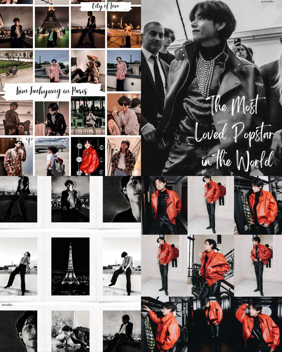 healwithtae's tweet image. celine boy V ★ | paris | kim taehyung