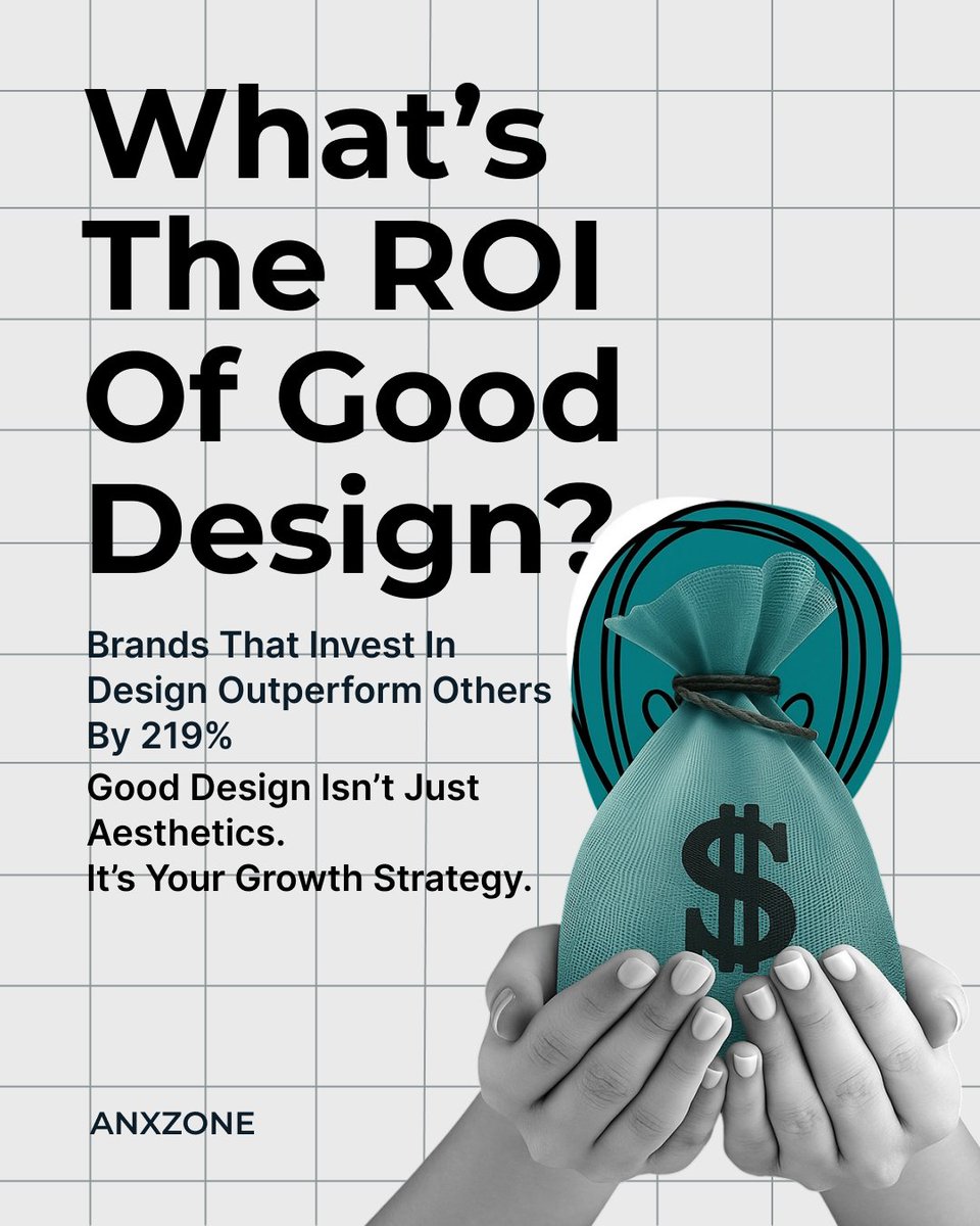 anxzonedesign's tweet image. Design = growth strategy.
💸 Brands investing in design outperform by 219%.
It’s not just pretty—it's profitable.
#DesignROI #GrowthStrategy #BrandDesign #ANXZONE