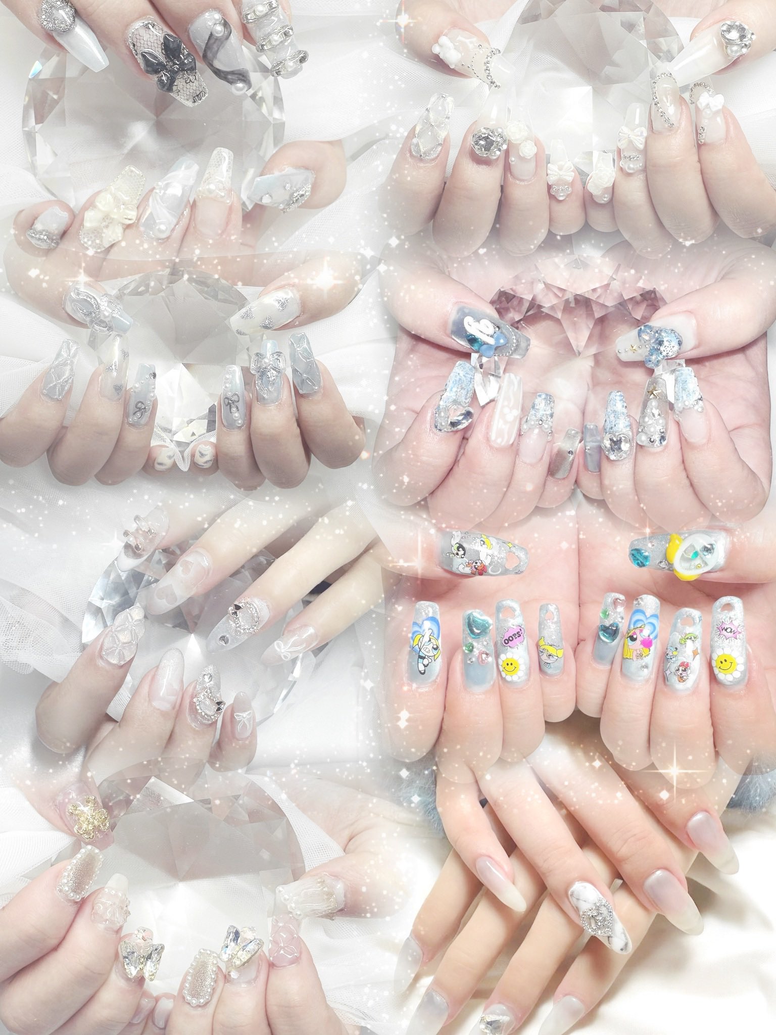 ネイルチップオーダー受付中❤︎ Lilith_nail☆ジェルネイルチップ☆オーダー受付中☆几何