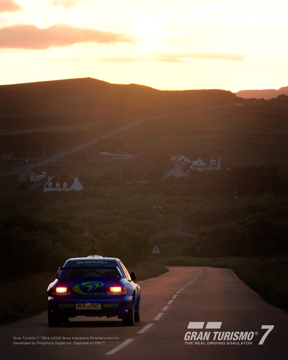 thegranturismo's tweet image. Views of North West Skye, Loch Mor from above, rugged coastal edges, cosy Armadale village scenes, Linlithgow Palace by its tranquil loch, and a magnificent sunset illuminating the A863.
  
Update 1.60 Featured Scapes curation:
Scotland

#GT7 #GranTurismo #Scapes #Scotland