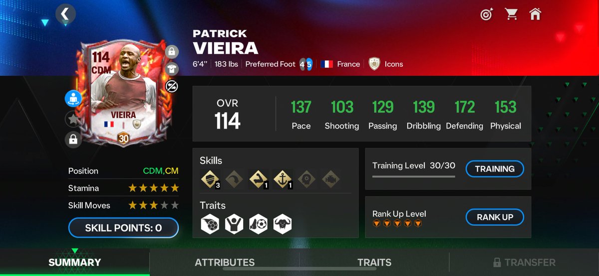 _AnmolRana's tweet photo. 🌊AQUA vs INFERNO🔥
3k Gem pack luck 💎
✨INFERNO 25 ICON PLAYER✨
🔥🇫🇷 PATRICK VIEIRA🇫🇷🔥
The anchor has arrived! So excited to finally get my hands on the 109 OVR Vieira. Maybe the best current CDM in the game. Let’s Go ! 🚀Saved 1.5k shards
#fcmobile #F2P #FCBEASTS #ICON https://t.co/MFpJAgpUJk