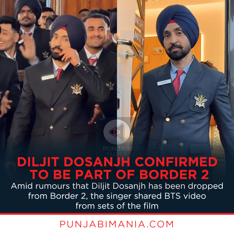 punjabi_mania's tweet photo. #DiljitDosanjh CONFIRMED to be part of #Border2
#diljitdosanjhfans #border #sunnydeol #bollywood #punjabi #punjabimania https://t.co/0Z58CfcC7h