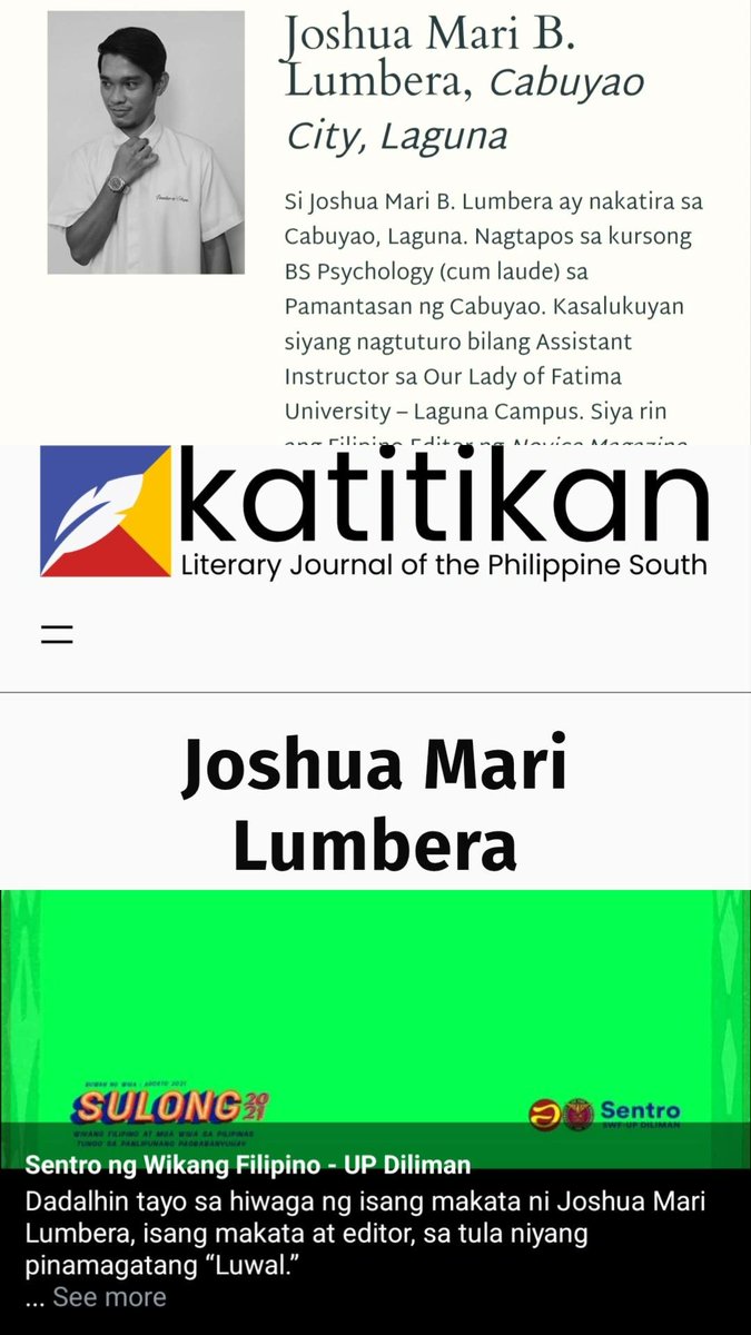 So eto na nga #rpmtwt! as a supportive jowa,

sa mga madadaanan kong RGO branches, MAMIMIGAY ako ng FREE copies ng bagong published book ng jowa kong manunulat entitled, "Pilat sa Balintataw" 

Sabay-sabay nating palawigin at dadgdagan ang mga pahina ng literaturang Pilipino!