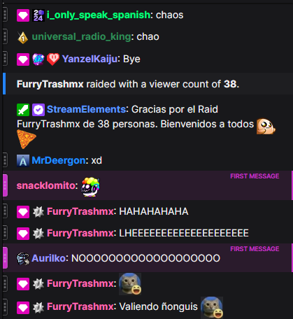 plasmbite's tweet image. Valiendo queso, me mandaron Raid en cuanto yo mande Raid y apagué jkajsdajk, igual muchas gracias @FurryTrashMx