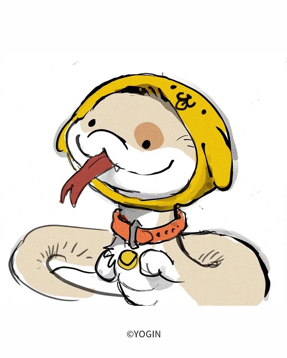 誰戴了個可愛的小帽子？是我！
Who’s wearing an adorable little hat? Me!

#小狗蛇點點 #小狗蛇 #snakespot #鯊貓宇宙 #ㄠ了個菁 #Yogin #sharkittyuniverse