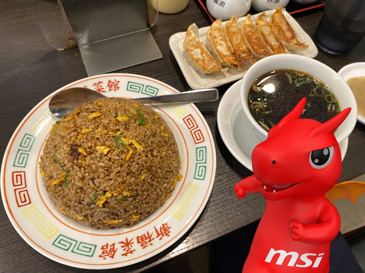 #本日のMSIランチ
(個人的)秋葉原No.1 最強チャーハン🍚