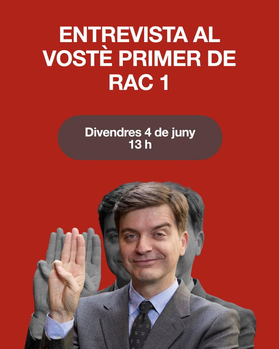 afatrac's tweet image. 🔔 Demà, a les 13 h, no us perdeu l'entrevista de Marc Giró al president d'#AFATRAC, al #VostèPrimer de @rac1!
🧠 Parlaran de la realitat dels familiars de persones amb trastorns de conducta i de la feina d’AFATRAC.
#SalutMental #TrastornsConducta #VostèPrimer #RAC1