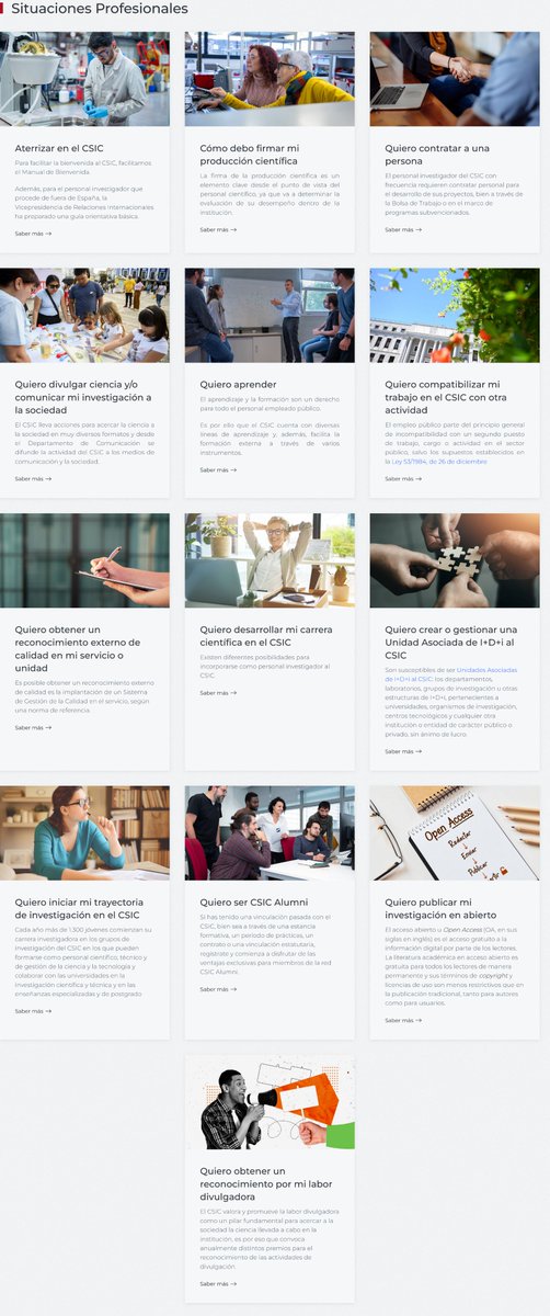 El <a href="/CSIC/">CSIC</a> presenta SITUACIONES PROFESIONALES

Si trabajas (o quieres trabajar) en el <a href="/CSIC/">CSIC</a> y deseas acceder de forma  rápida a la información sobre diferentes trámites o situaciones relacionados con tu  trabajo cotidiano:  

 ¡Pincha!:  

carpeta.csic.es