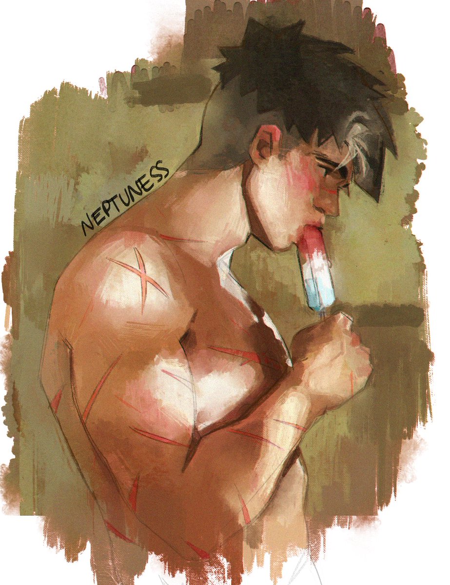 _neptuness_07's tweet image. Idk what possessed me ✋🥵🤚
#jasontodd #summer #helado