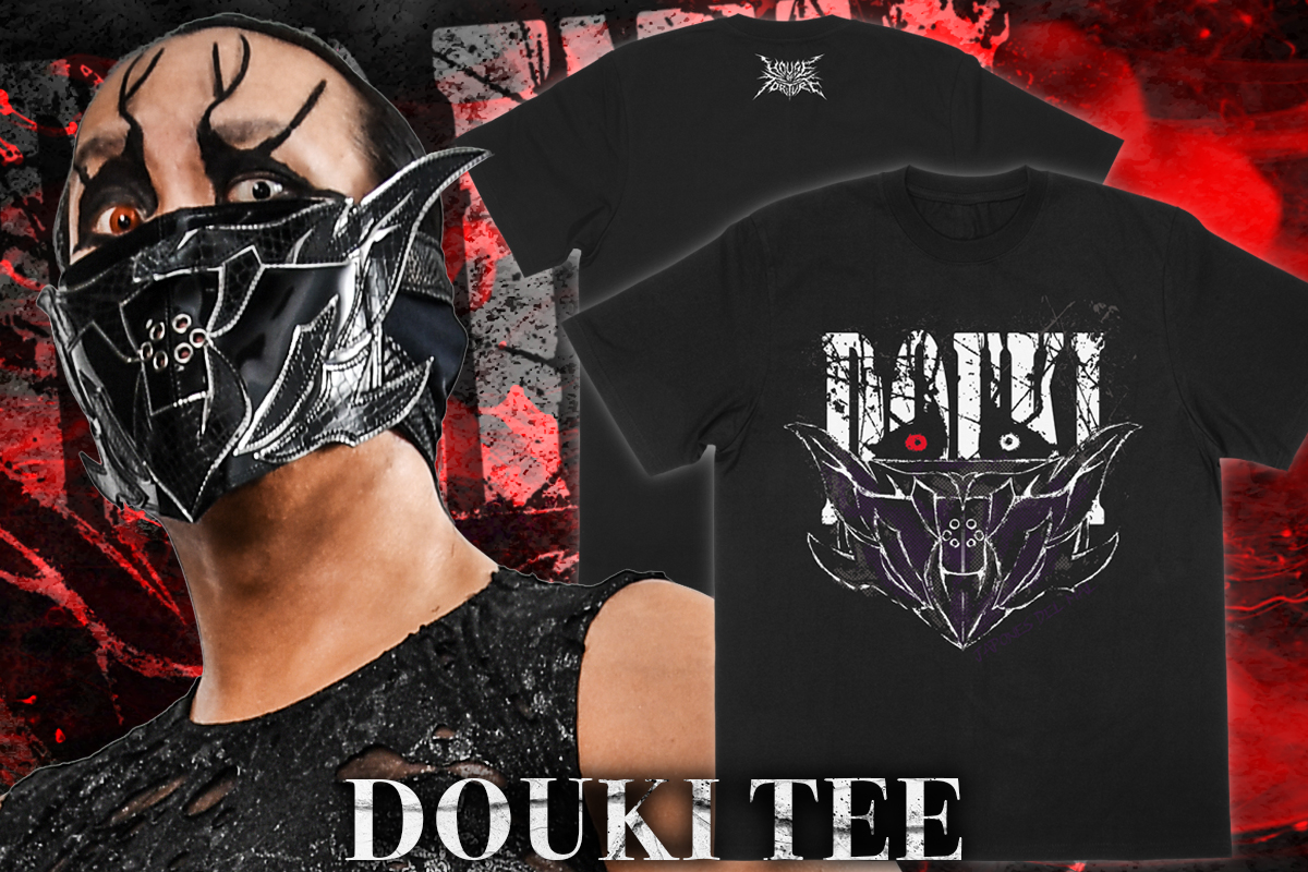7.4東京武道館大会から緊急発売！
日本の悪×拷問の館🦇
『DOUKI×H.O.T Tシャツ』が完成！
shop.njpw.co.jp/products/6590
shop.njpw.co.jp/collections/do…
※水道橋店では7.4(金)11時から発売
#njpwshop