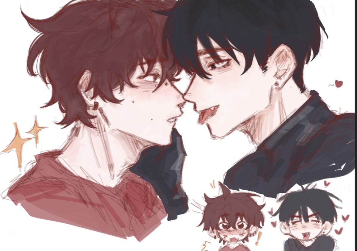 erogumii's tweet photo. He gets cute aggression ❣️
#ivaron #sstwt #yumetwt https://t.co/4HURtIye7T
