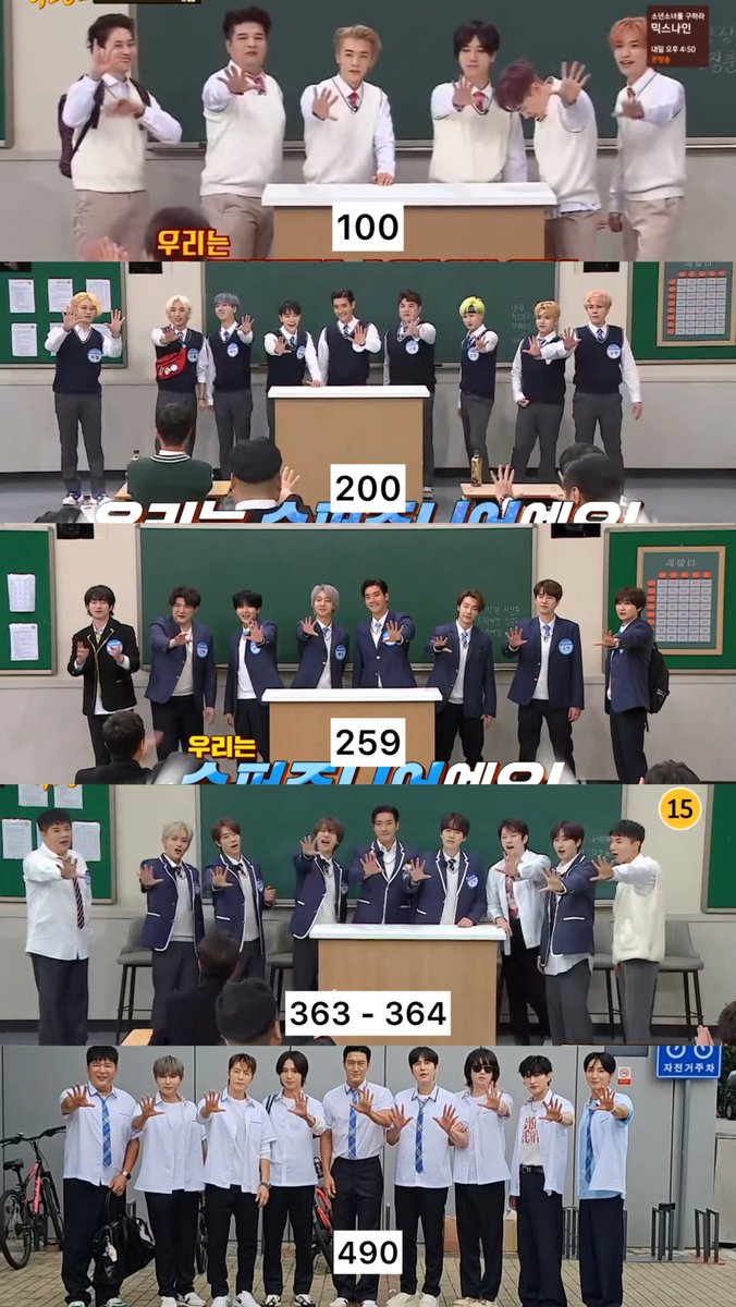 Super Junior wear all seasons uniform for ahyung 💙 with 5 times appearance.

#SUPERJUNIOR #슈퍼주니어