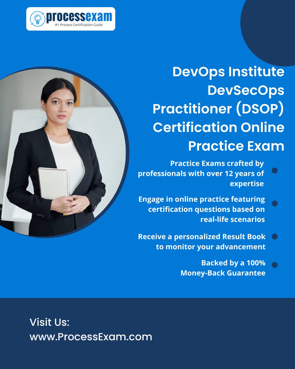 ProcessExam's tweet image. Excelling in DevSecOps is crucial in today's tech landscape.
For those pursuing the DevOps Institute DSOP certification, Our new premium practice exam is designed to help you conquer those hurdles.
processexam.com/devops-institu…
#DevOpsInstitute #DevSecOpsPractitioner #DSOP #DevSecOps