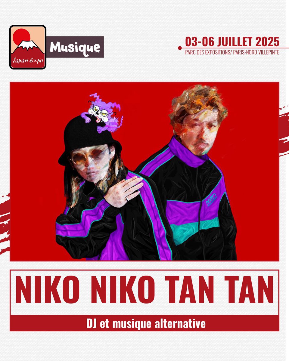 🎪 TODAY 🎪

フランス・パリで開催される
「Japan Expo」

2025年7月3(金)〜7/6(日)
Tsubame stageに本日から4日間出演🤡
📍Nord Villepinte Exhibition Center

▼HP
japan-expo-paris.com/en/actualites/…

#NIKONIKOTANTAN