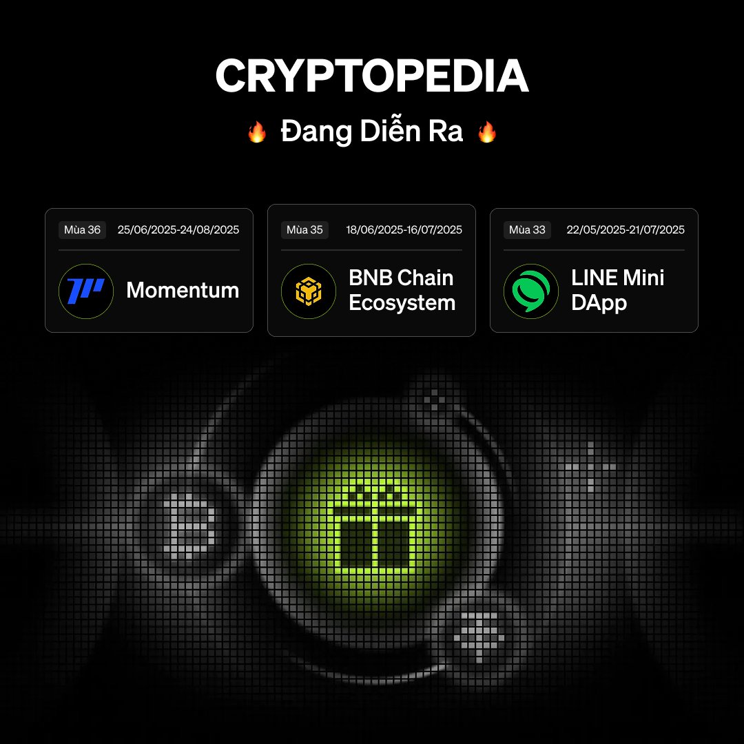 CryptoPedia: Nếu bỏ qua, không mất gì. Nếu tham gia, chắc chắn sẽ được GÌ ĐÓ! 👀
➡️ web3.okx.com/cryptopedia

GÌ ĐÓ bao gồm:
🔹 Tăng "trình" (không phải trình bạn đang nghĩ) Web3. Hiện tại trải nghiệm Defi/Web3 đang xu thế mới, đừng để mình bị lọt lại phía