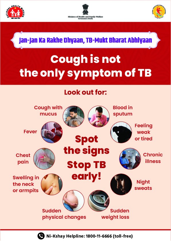 #TBMuktBharat
<a href="/TbDivision/">Central TB Division | #TBMuktBharat</a>
<a href="/PIB_India/">PIB India</a>
<a href="/MoHFW_INDIA/">Ministry of Health</a>