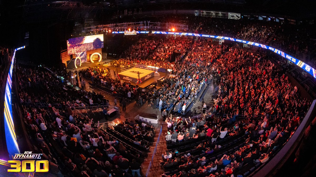 JeremyAFlynn's tweet image. Happy #AEWDynamite300 and #AEWCollision100 from @ToyotaArena! On to Texas for an amazing @AEW week ahead.
