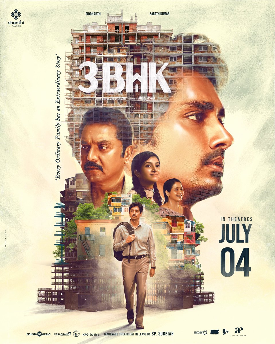 RightKlickSTD's tweet photo. @ShanthiTalkies #MY3BHKPOSTER  #3BHK #3bhkfromjuly4 

#Siddharth @realsarathkumar @sri_sriganesh89 https://t.co/9dYhMCvnnM