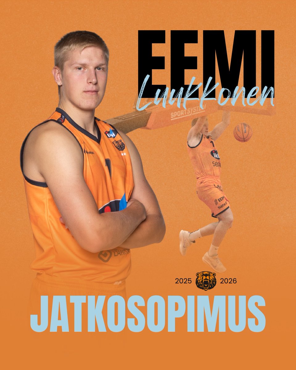 Eemi jatkaa!

Karhubasket on tehnyt vuoden jatkosopimuksen Eemi Luukkosen kanssa.

karhubasket.fi/2025/07/03/eem…

#korisliiga