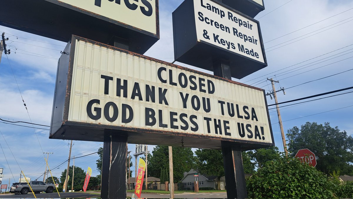 HardwareMidtown's tweet photo. We lost to the Marxists 

Midtown Hardware and the Cost of Cancel Culture: A Tulsa Business Owner's Fight for Survival https://t.co/V7SqK6wvY8 https://t.co/IV61ssNqsA