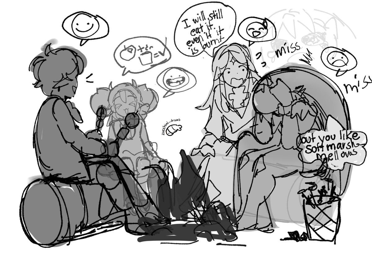Zucchini_draws's tweet image. Campfire 鉀猴笍 WIP
#CRK #cookierunkingdom #shadowmilkcookie #purevanillacookie #blacksapphirecookie #candyapplecookie