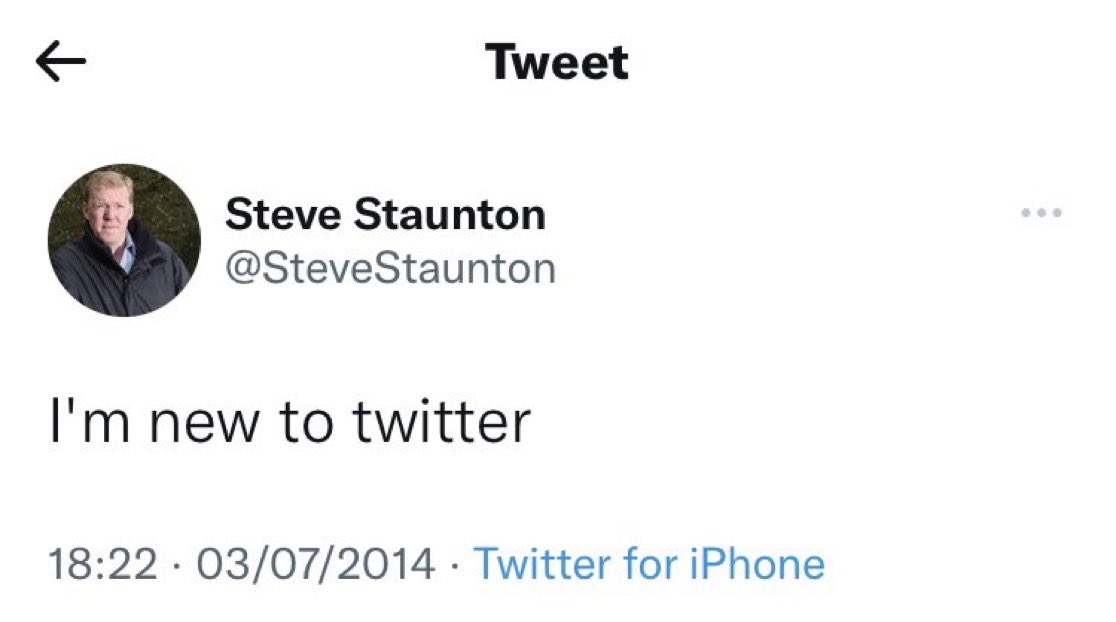 It’s the anniversary of the one and only tweet from Steve Staunton’s Twitter account.

But what a tweet.