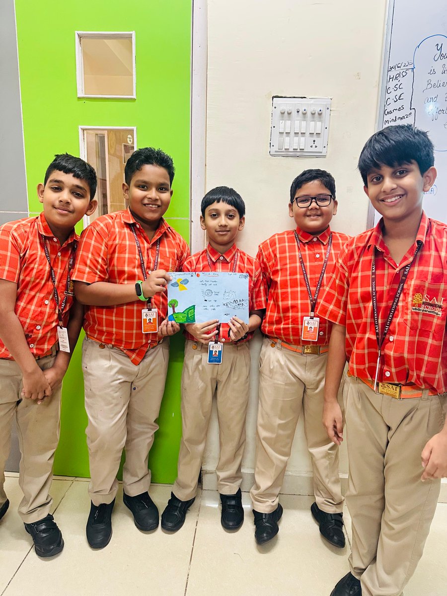 SAI_Edu_In's tweet photo. Our brilliant young explorers from Grade V of Cambridge International recently embarked on a creative journey across the Earth’s climate zones, Torrid, Temperate, and Frigid.
#ClimateExplorers #GlobalLearning #CambridgeAtSAI https://t.co/ZCySmHJHva
