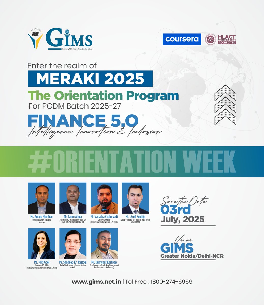 GNIOTCollege's tweet photo. GIMS launched MERAKI 2025 with Finance 5.0: Intelligence, Innovation & Inclusion — a power-packed session with top finance leaders from Amazon, HSBC, Barclays & more!
Shaping future-ready finance minds!
#MERAKI2025 #Finance5_0 #GIMS #PGDM #Fintech #Leadership #FutureReadyFinance https://t.co/G9BGK6PdD2