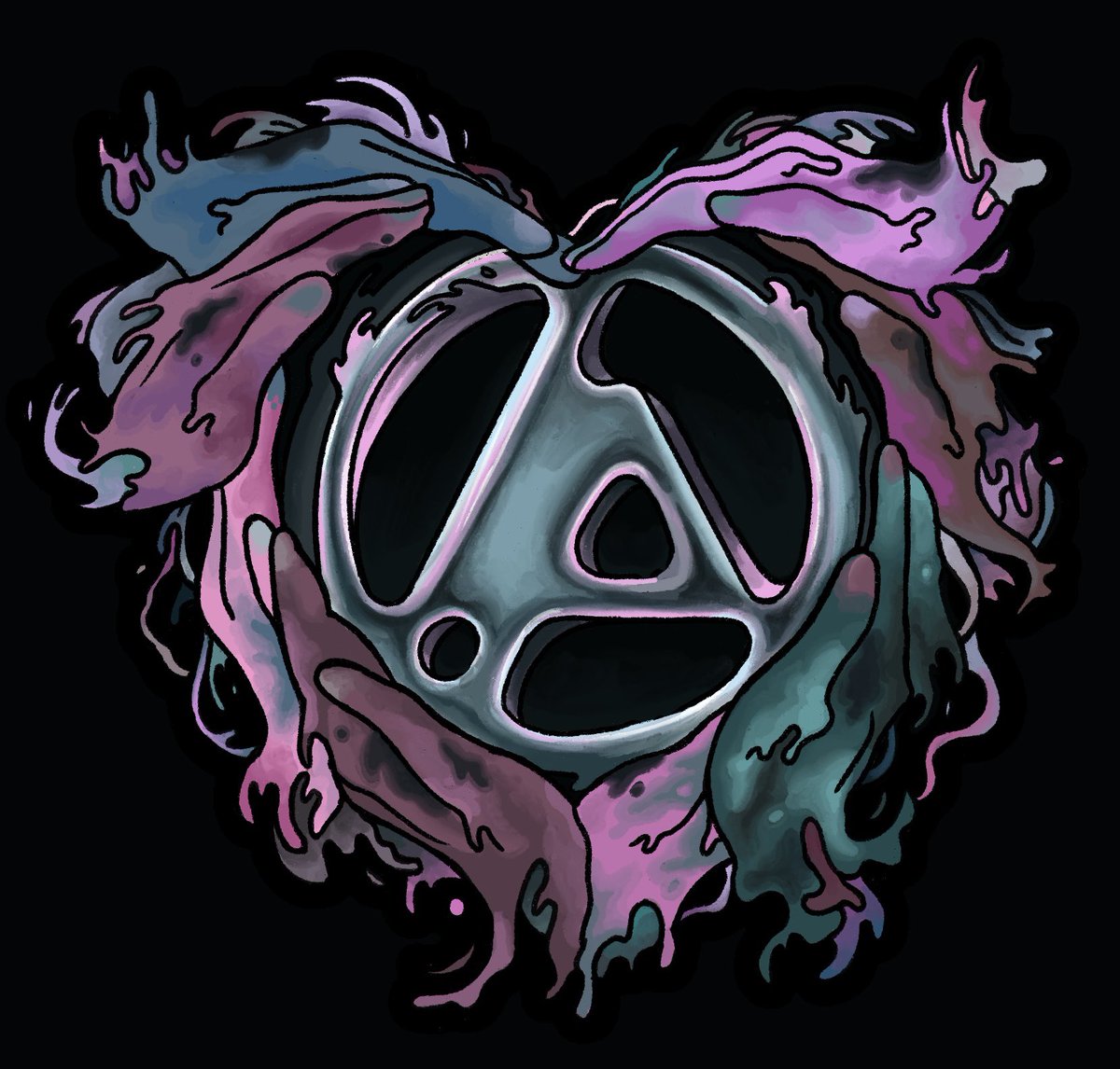 StreetsSoldado's tweet image. I wanted to try and make a design about how special Linkin Park fans are 🖤 #LinkinPark