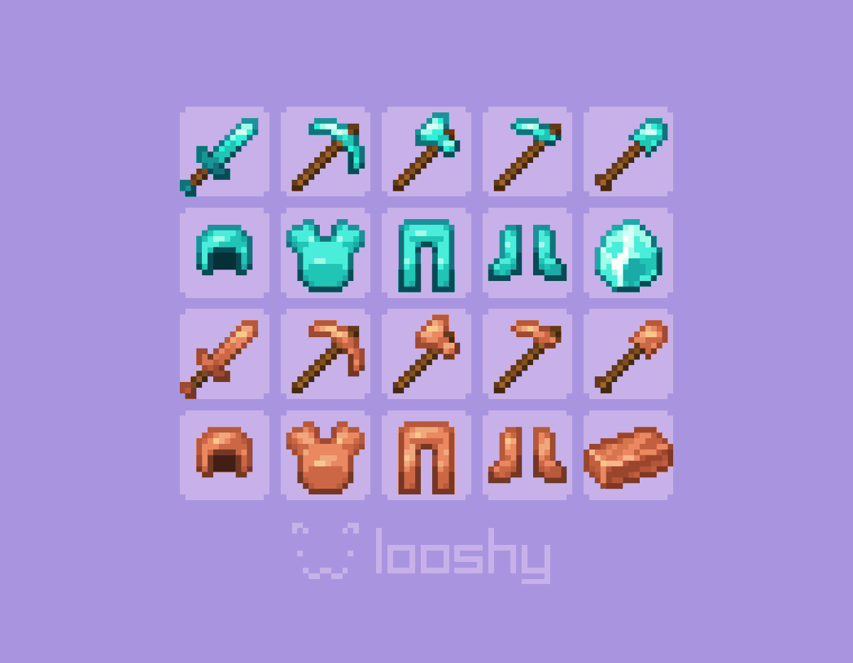 looshysucks's tweet photo. made some copper tools for fun https://t.co/bZ3b3bUMjd