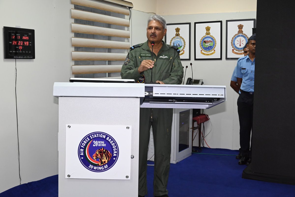 Indian Air Force (@iaf_mcc) on Twitter photo #EAC organized 'Aerospace Safety Seminar and Council Meeting' on 01 to 02 Jul 2025. Air Mshl Surat Singh, AOC-in-C <a href="/EAC_IAF/">Eastern Air Command IAF</a> chaired the meeting which was attended by officers from Air HQ, HQ EAC, IA (EC), HAL reps, local civil administration and units under EAC. The seminar #EAC organized 'Aerospace Safety Seminar and Council Meeting' on 01 to 02 Jul 2025. Air Mshl Surat Singh, AOC-in-C <a href="/EAC_IAF/">Eastern Air Command IAF</a> chaired the meeting which was attended by officers from Air HQ, HQ EAC, IA (EC), HAL reps, local civil administration and units under EAC. The seminar