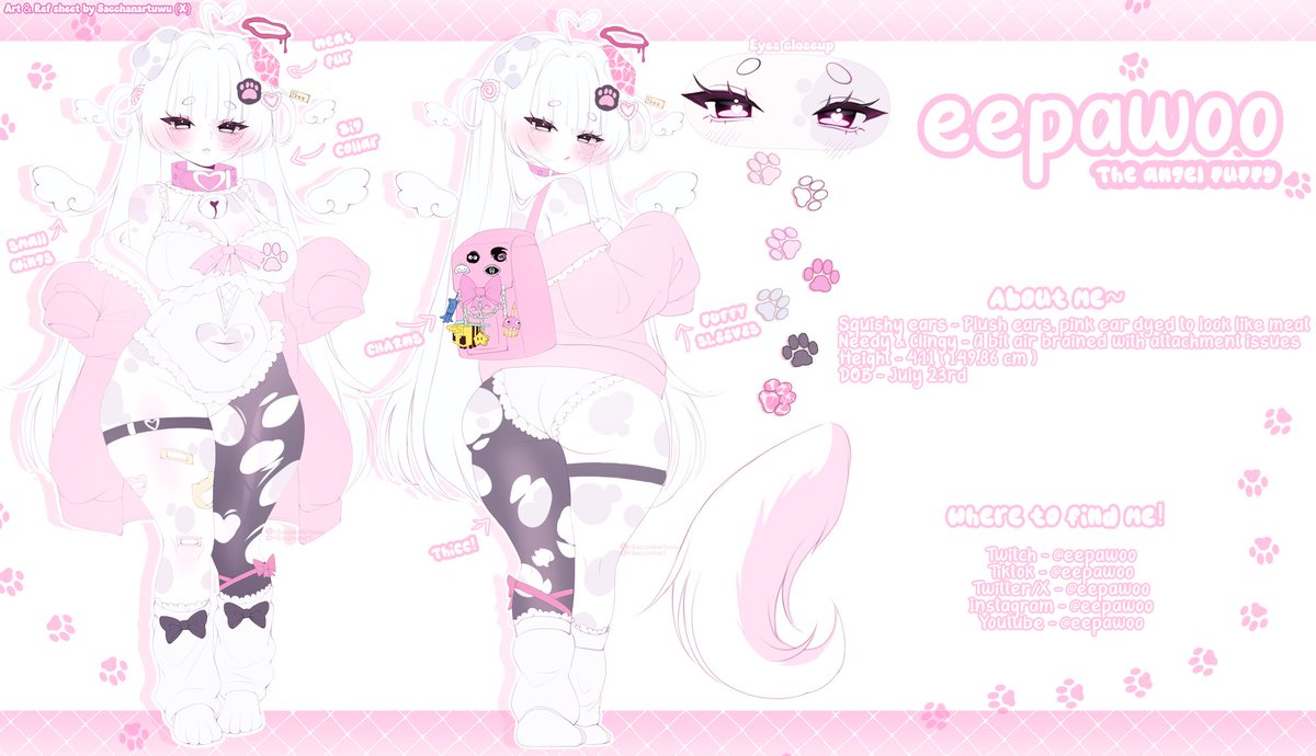 eepawoo's tweet image. ⊱ ─── ⋅ʚ♡ɞ⋅ ─── ⊰

𐂯 Fell from the sky,
Right into your lap !

🪽 | @sacchanarts &amp;amp; seiya459
🍥 | 💗🪽
💗 | #eeparf
🦴 | linktr.ee/eepawoo

♡ #VTUBER ~ #PNGTUBER ⸝⸝
⊱ ─── ⋅ʚ♡ɞ⋅ ─── ⊰