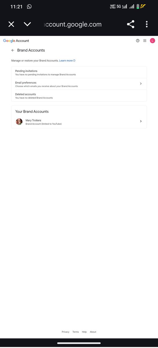 lasthope7773's tweet photo. @TeamYouTube I need urgent help.
I lost access to my Brand Account “Mary Trotters.”
It still shows under my account, but I have no manage/owner permissions.
My YouTube was suspended earlier. Please help me recover it.
Account: lasthope7773@gmail.com
I can verify ownership. https://t.co/KHwaXmBYBM