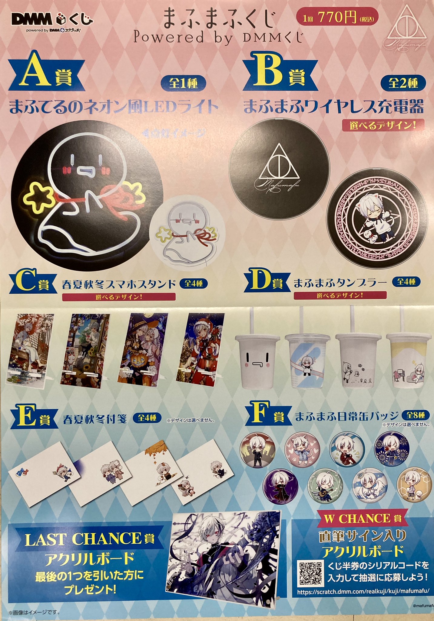 まふまふ DMM くじ ラストチャンス賞 アクリルボード（まふまふ