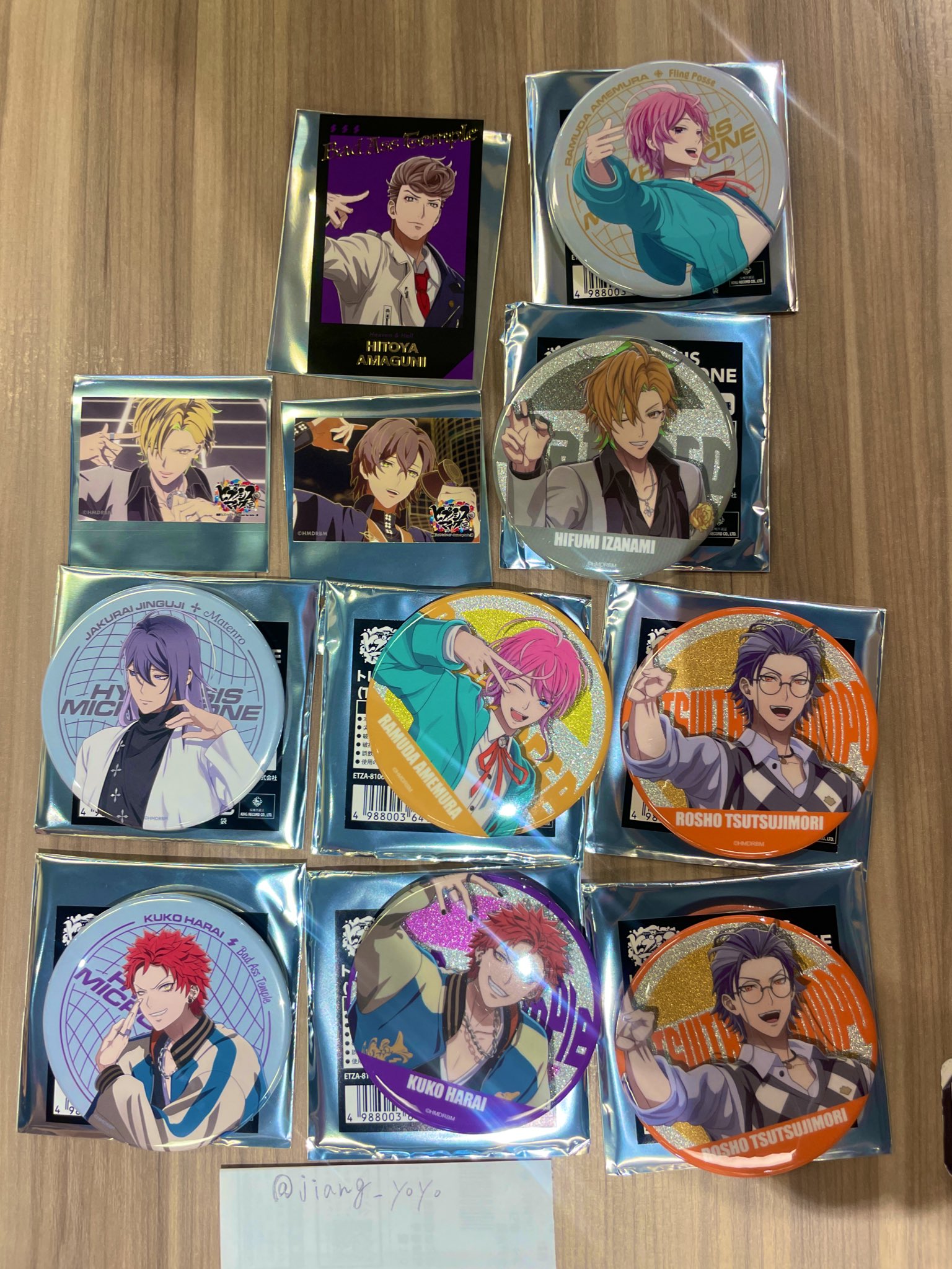 ヒプマイ ヒプムビ展 リーダーズ 缶バッジ 一郎 - メルカリ
