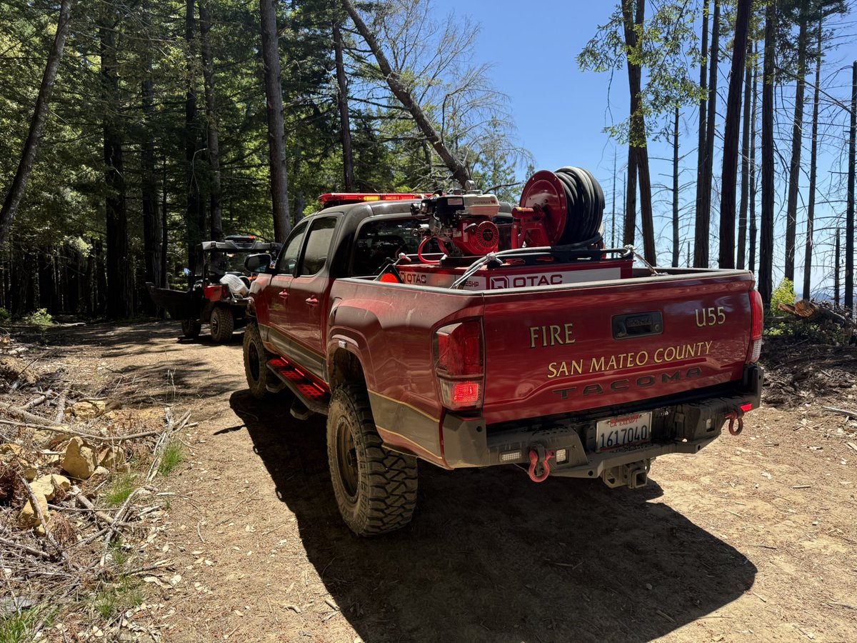 This afternoon U55 along with ERV 59 were dispatched to a medical aid 6 miles up the ridge Utility 55 was able to transport a paramedic from the ambulance right to the patient and transport both the patient and their hiking mate back down the mountain with ERV 59 carrying medical