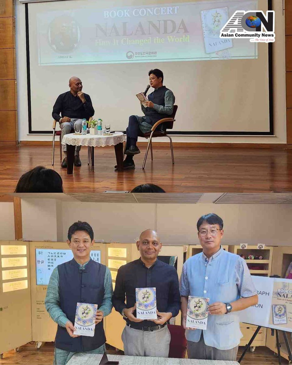skahuja13's tweet image. ๐ One book. A 1300-year-old journey.
Korea meets India again โ through the wisdom of Nalanda ๐โ๏ธ
The past isnโt just history โ itโs inspiration. ๐ซ
๐KCCI | โจ Author: Abhay K
#NalandaVibes #KoreaIndiaFriendship #AncientWisdom
Read more ๐๐ป asiancommunitynews.com/korean-monks-aโฆ