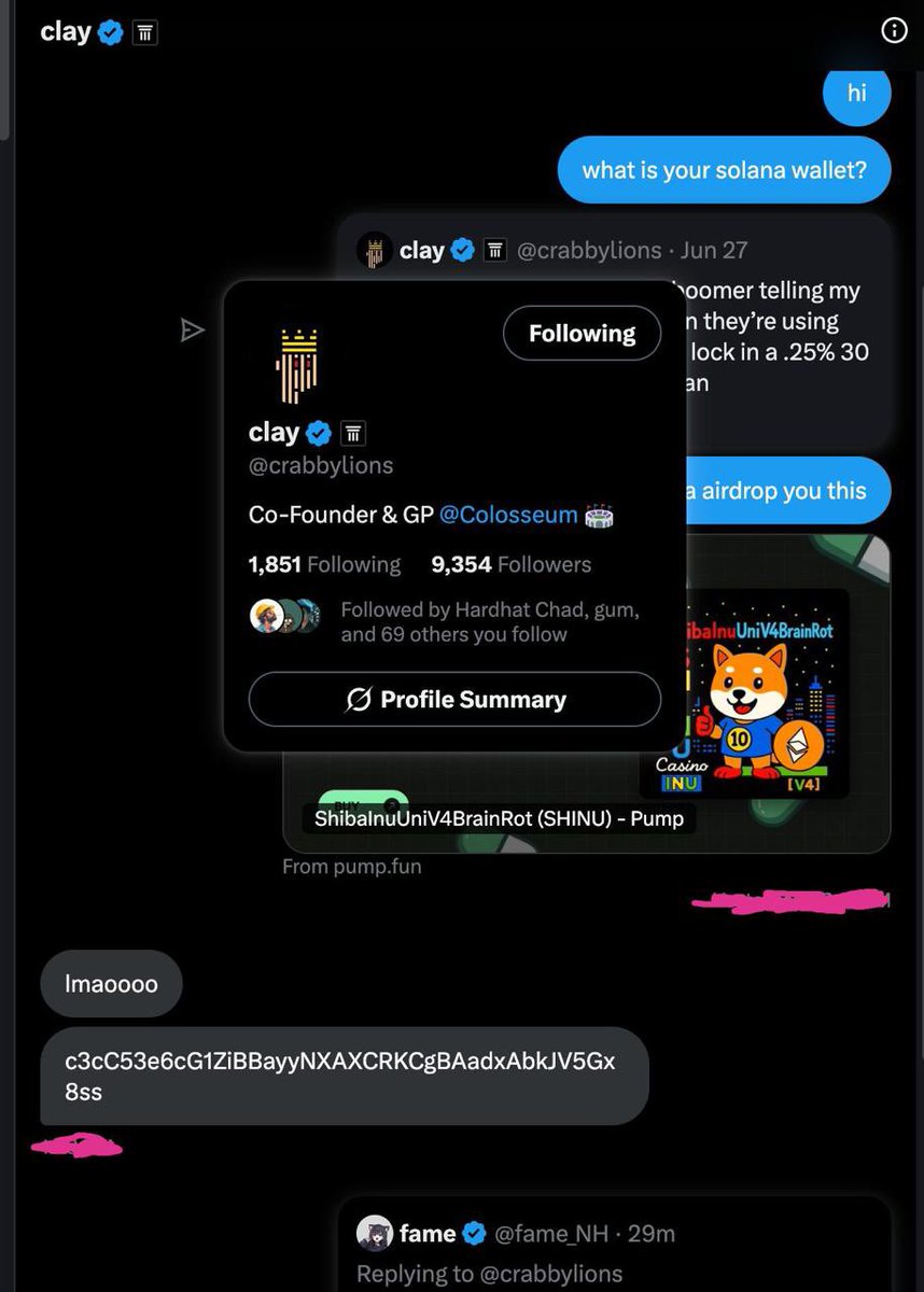 todaycrypt's tweet photo. @crabbylions c3cC53e6cG1ZiBBayyNXAXCRKCgBAadxAbkJV5Gx8ss. 3% sent $SHINU https://t.co/4WDakSc0qa