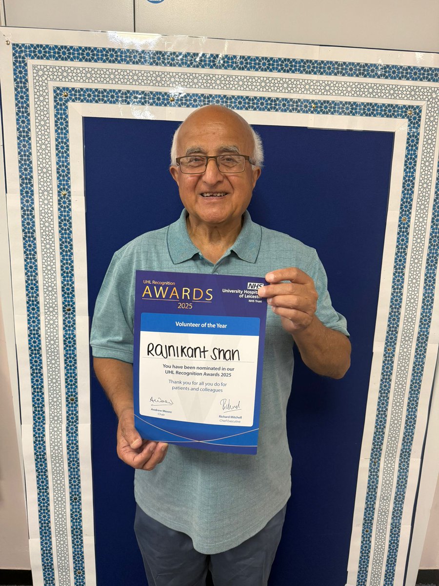 Ed (@edthechaplain) on Twitter photo Superstar volunteer! Well done Raj! And thank you for all that you do for our hospital community! <a href="/Leic_Chaplaincy/">Leicester Chaplaincy</a> Superstar volunteer! Well done Raj! And thank you for all that you do for our hospital community! <a href="/Leic_Chaplaincy/">Leicester Chaplaincy</a>
