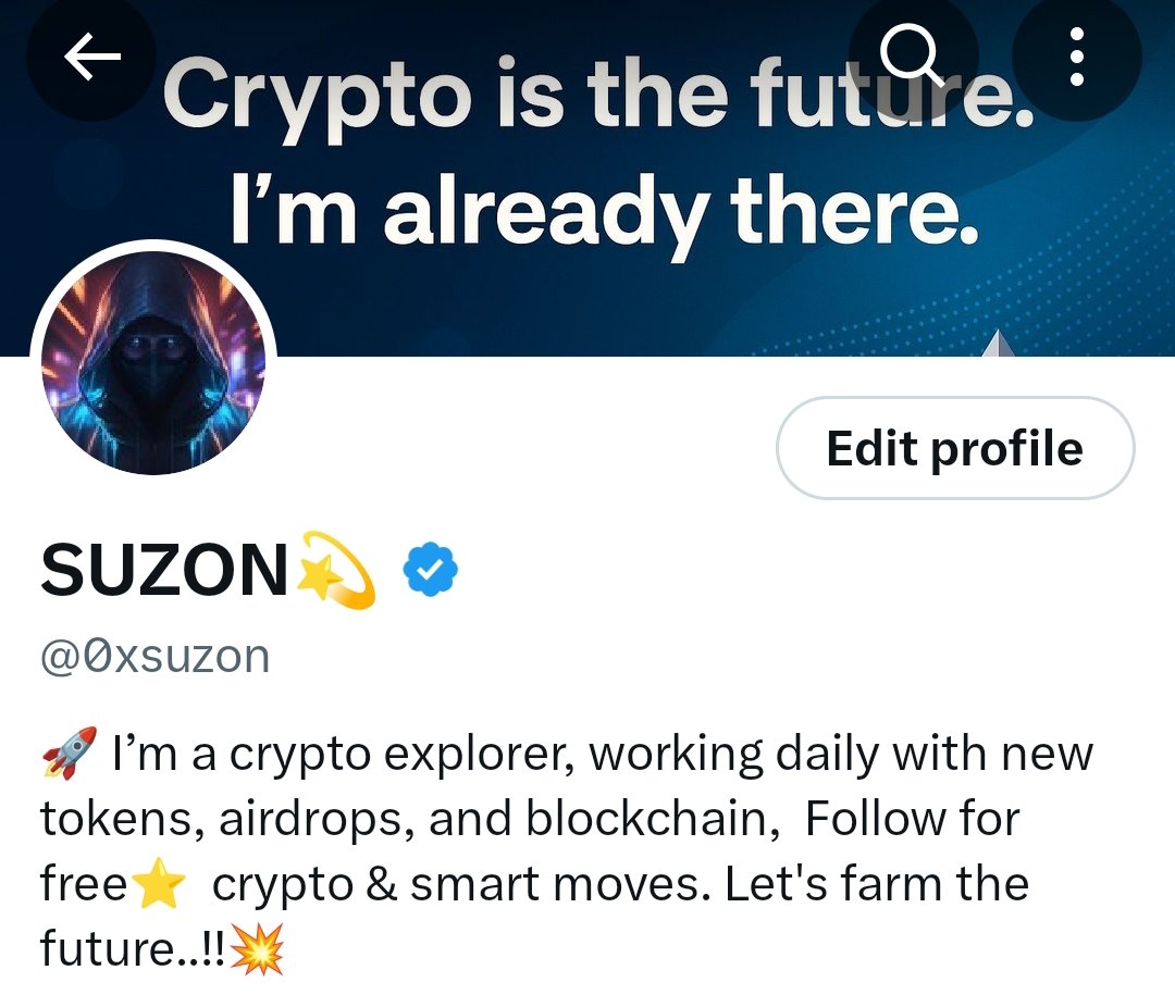 0xsuzon's tweet photo. ✅ Finally got the blue badge 💙
It’s more than just a checkmark — it’s a recognition of my content, consistency, and community.
Grateful for the support so far, and the journey continues… 🚀
Follow for follow 🔁
Let’s grow together 📈
#TwitterVerified #BlueBadge #ContentCreator #CryptoCommunity